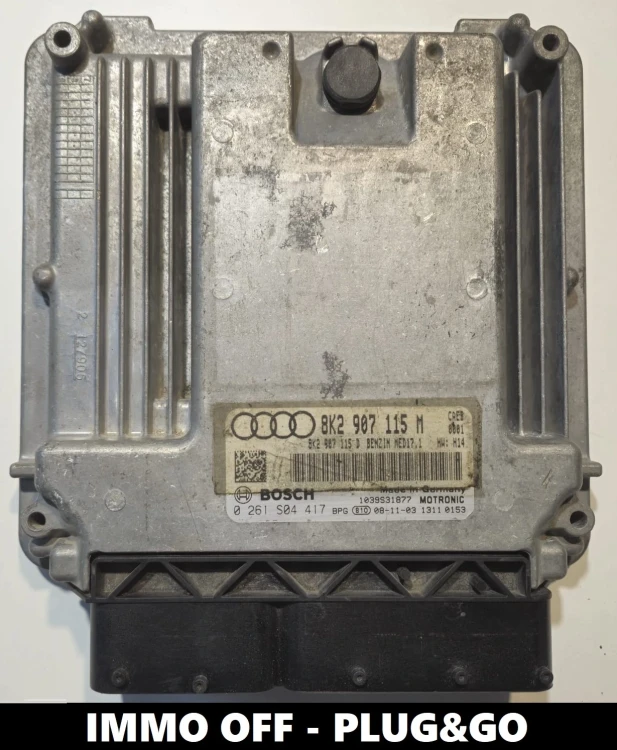 8K2907115M 0261S04417 Motorsteuergerät Bosch MED17.1 Audi A4 2.0 TFSI