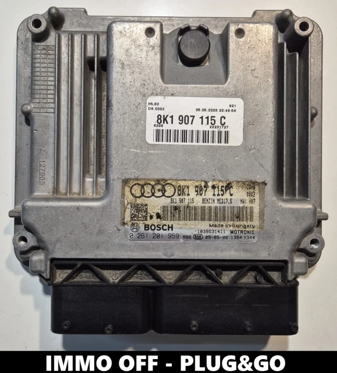 8K1907115C 0261201959 calculateur moteur Bosch Audi A4 1.8