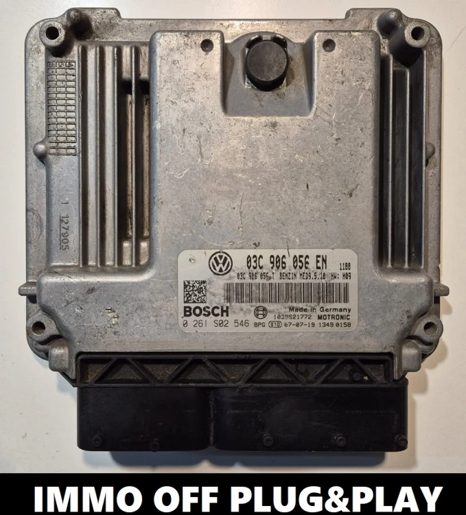 0261S02546 03C906056EN centralina motore Bosch VW Golf V