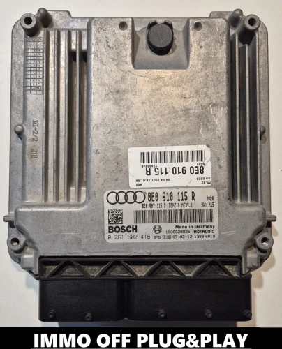 8E0910115R 0261S02416 calculateur moteur Bosch MED9.1 Audi A4 2.0