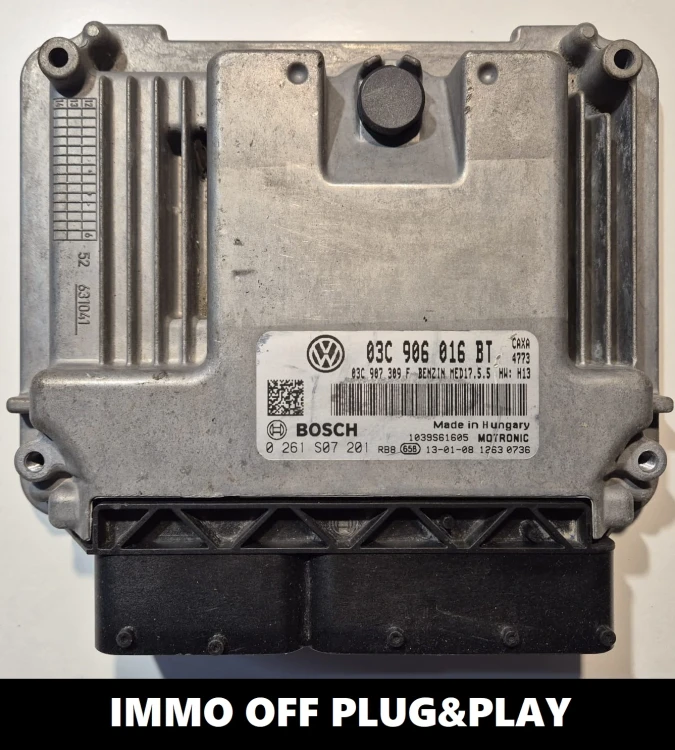 0261S07201 03C906016BT sterownik silnika Bosch VW Jetta