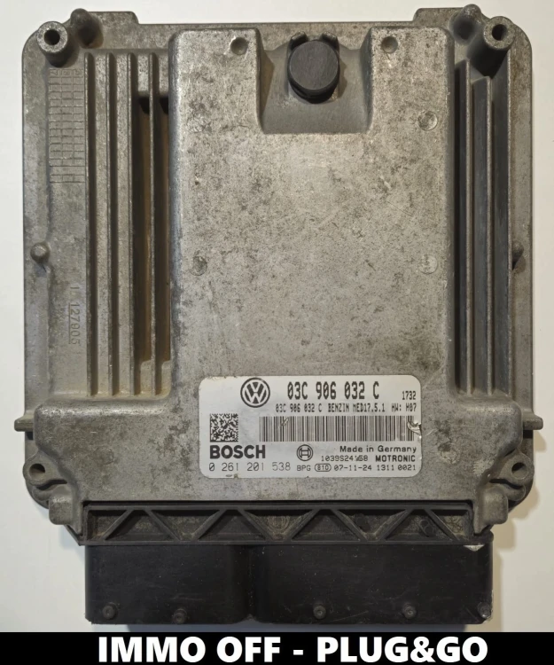 0261201538 03C906032C calculateur moteur Bosch VW Golf V