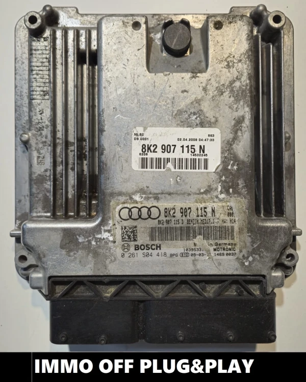 8K2907115N 0261S04418 centralina do motor Bosch Audi A4 2.0 TFSI