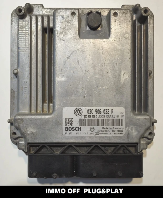 0261201771 03C906032P sterownik silnika Bosch VW Golf V 1.4 TSI