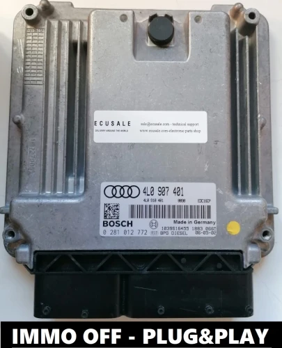 0281012772 4L0907401 Motorsteuergerät Bosch EDC16CP34 Audi Q7 3.0 TDI