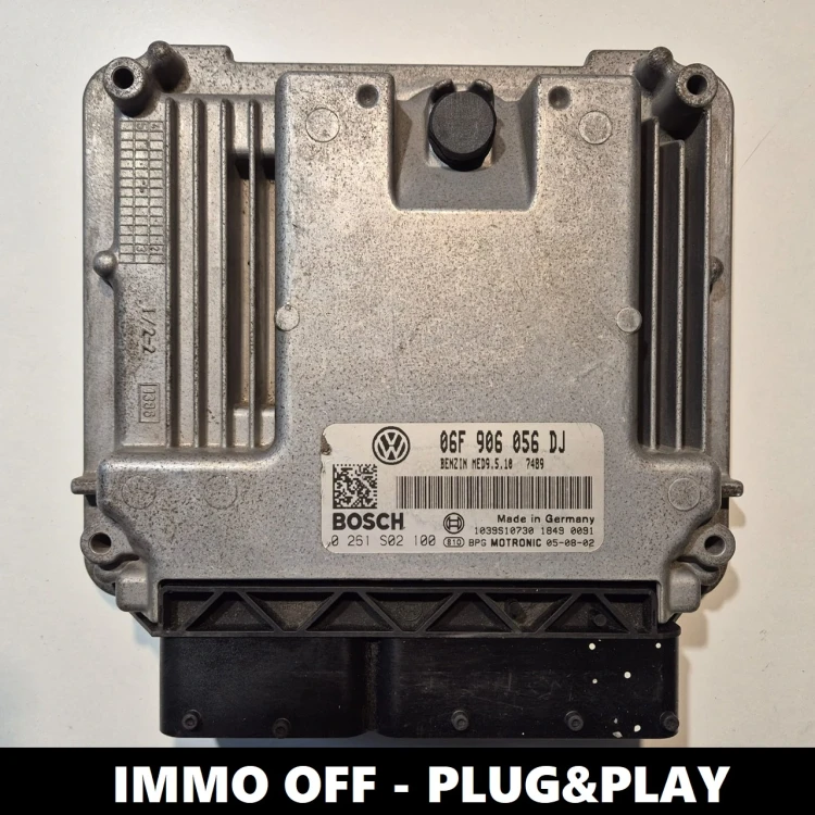 0261S02100 06F906056DJ centralina do motor Bosch VW Touran 2.0 TFSI