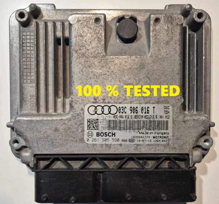 0261S05590 03C906016T Motorsteuergerät Bosch MED17.5.5 Audi A3 S3 IMMO OFF Plug and Play