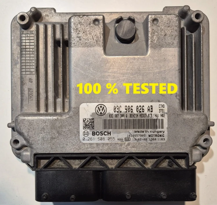 0261S08055 03C906026AB centralina do motor Bosch VW / Audi / Seat 1.4 TSI – vista adicional