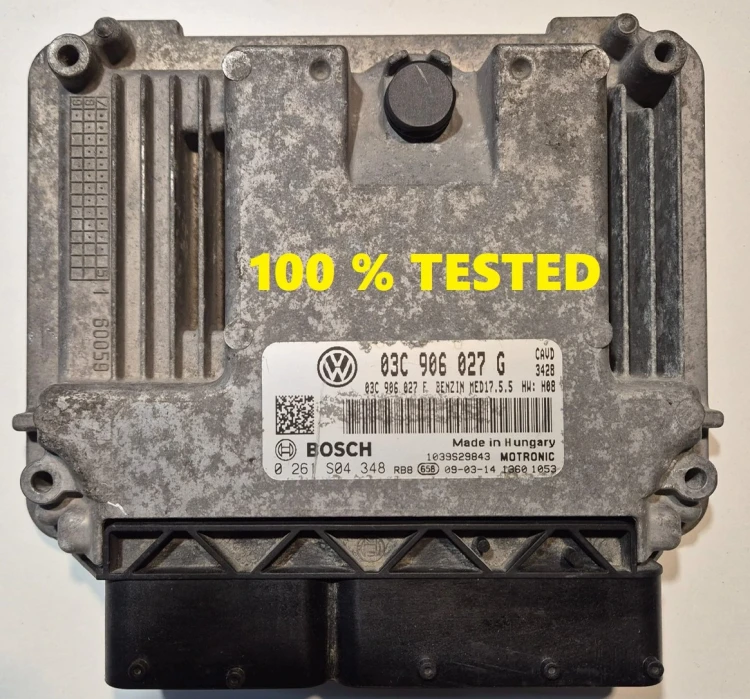 0261S04348 03C906027G centralina motore Bosch VW Golf VI 1.4 – vista aggiuntiva