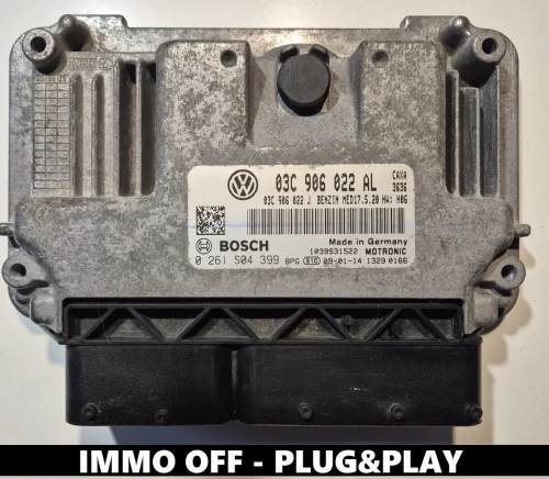 0261S04399 03C906022AL calculateur moteur Bosch VW / Audi / Seat