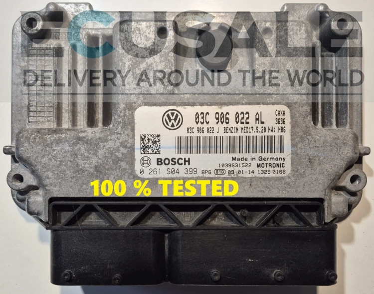 Calculateur moteur VW Audi IMMO OFF 0261S04399 03C906022AL