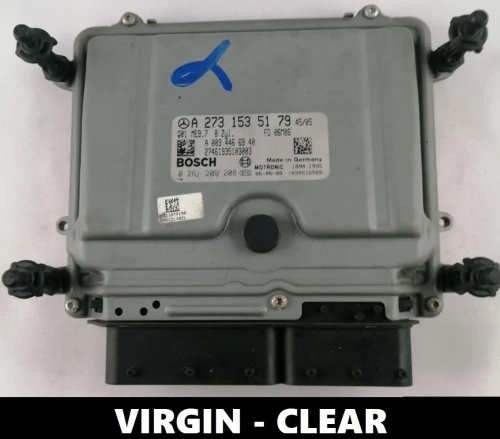 A2731535179 0261209208 calculateur moteur Mercedes-Benz 5.5 V8 essence M273 Virgin CLK C209 / CLS C219 / E W211 / GL X164