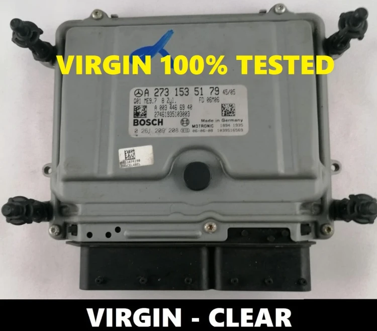 A2731535179 0261209208 centralina motore Mercedes-Benz 5.5 V8 benzina M273 Virgin CLK C209 / CLS C219 / E W211 / GL X164 / SL