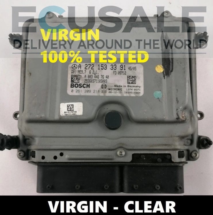 Centralita de motor Mercedes ME9.7  A2721533391 0261209218