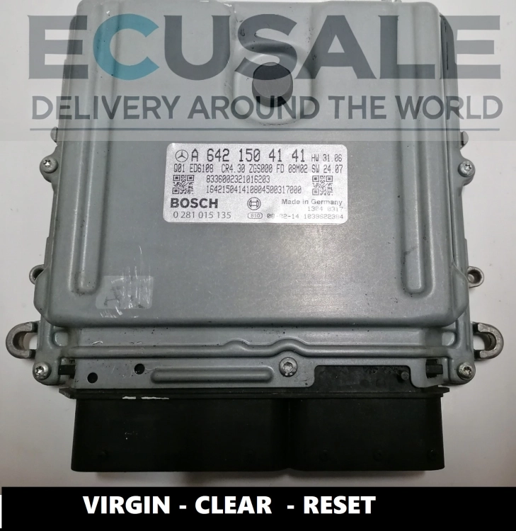 Centralita de motor a6421504141 0281015135 mercedes 3.0 cdi cr4.30 virgin ecu