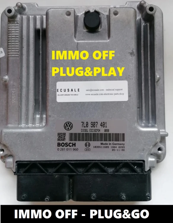 0281011960 7L0907401 centralina motore Bosch VW Touareg 3.0 TDI