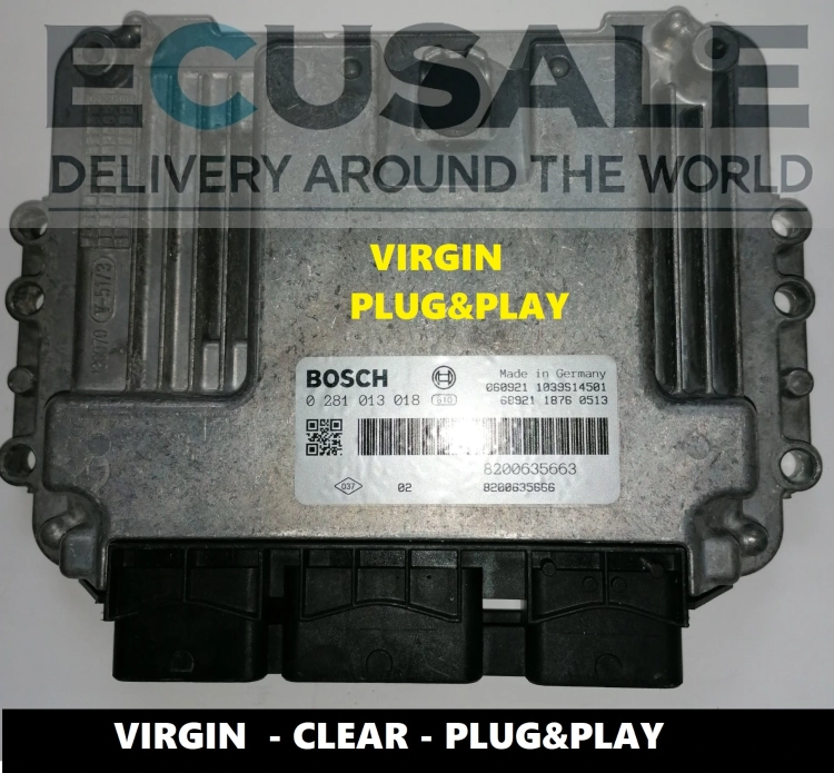 Bosch 0281013018 8200635663 – Calculateur moteur 2.5 dCi VIRGIN