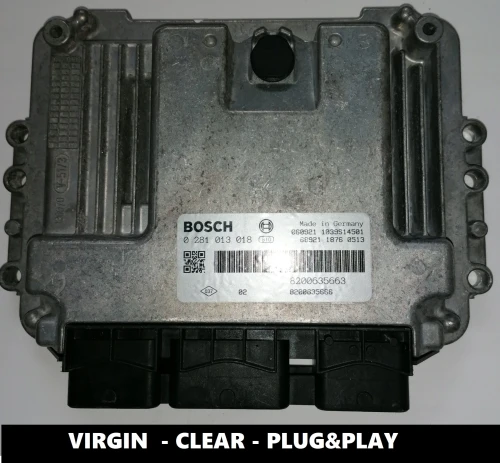 Sterownik silnika 0281013018 8200635663 VIRGIN do Movano Vivaro Trafic Master 2.5