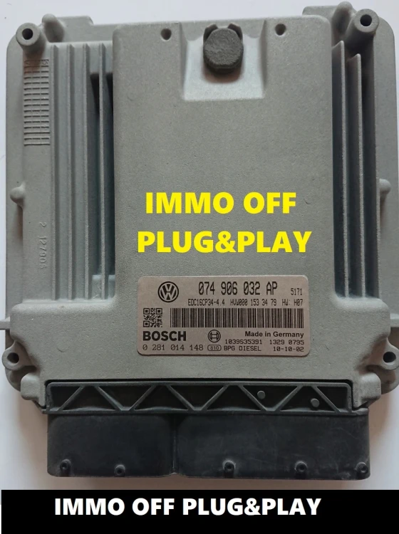 0281014148 074906032AP centralina do motor Bosch VW Crafter 2.5 TDI – vista adicional