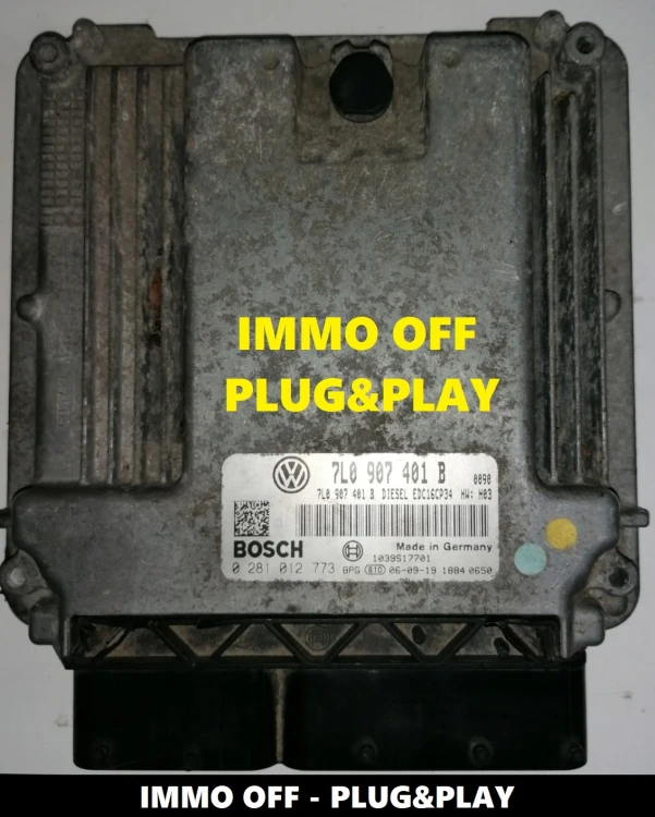 0281012773 7L0907401B Motorsteuergerät Bosch VW Touareg 3.0 TDI – weitere Ansicht