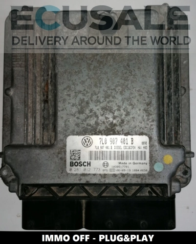 ecu VW Touareg 0281012773 7L0907401B IMMO OFF centralina do motor