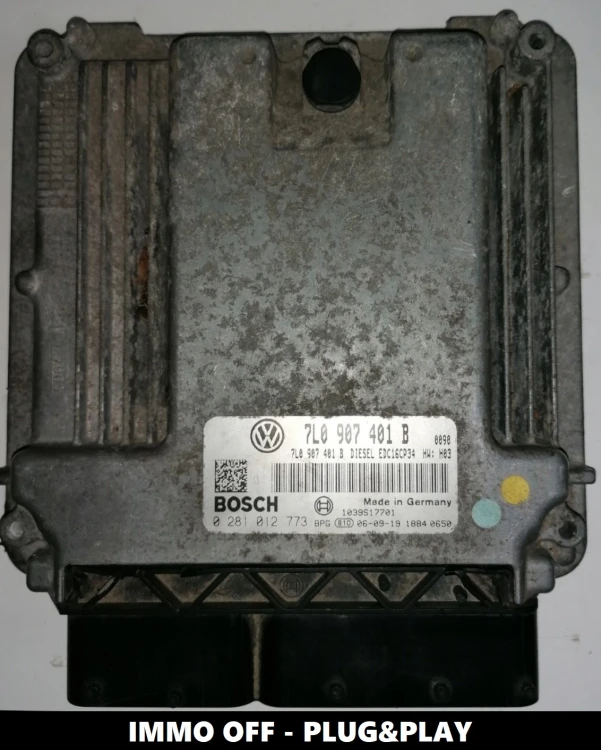 0281012773 7L0907401B centralina motore Bosch VW Touareg 3.0 TDI – vista aggiuntiva 2