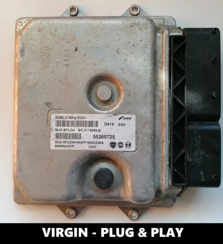 55260725 MJD 8F3.D4 calculateur moteur Fiat 1.3 Multijet
