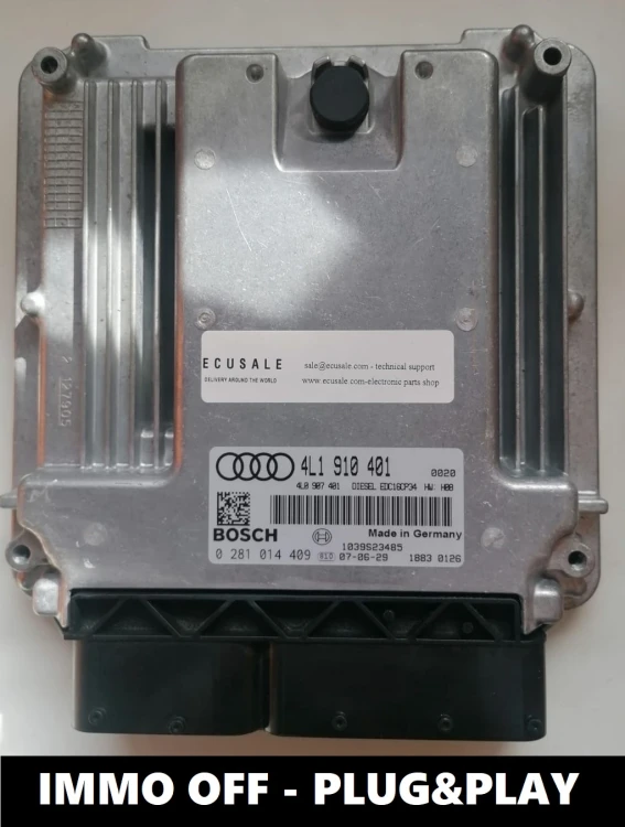 0281014409 4L1910401 centralina motore Bosch EDC16CP34 Audi Q7 3.0 TDI