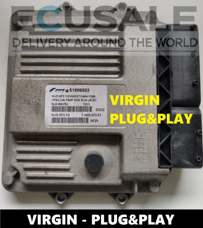 Centralita 51806503 MJD6F3Y2 para Lancia Ypsilon 1.3 – VIRGIN Plug Play – sin necesidad de programación