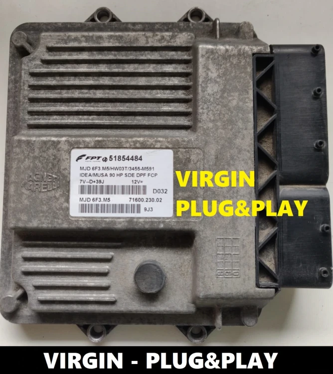 51854484 MJD 6F3.M5 calculateur moteur Fiat Idea 1.3 Multijet – vue supplémentaire