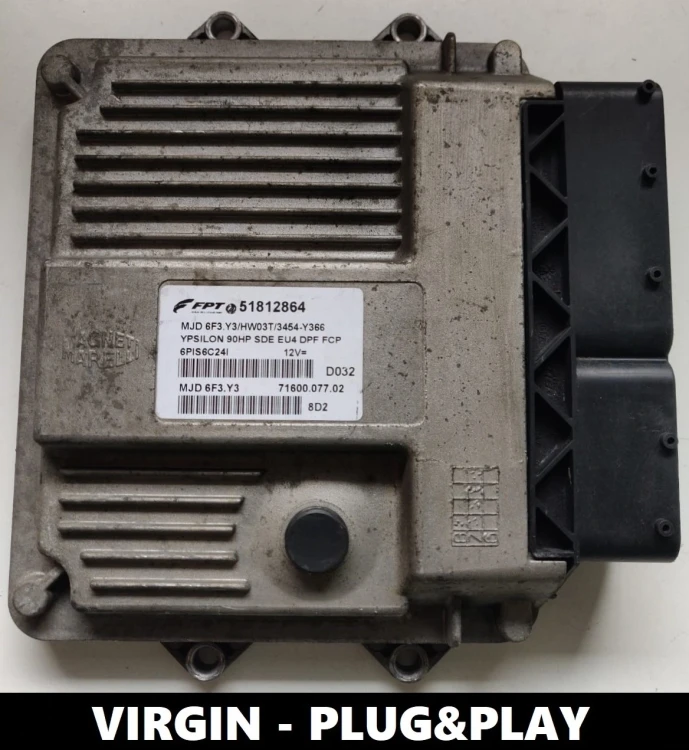 51812864 MJD 6F3.Y3 centralina motore Lancia Ypsilon 1.3 Multijet