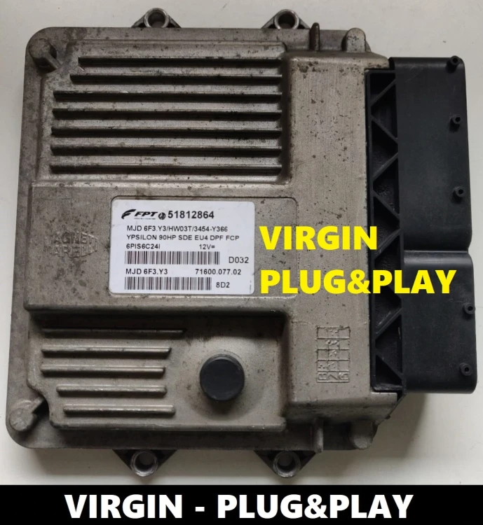 51812864 MJD 6F3.Y3 calculateur moteur Lancia Ypsilon 1.3 Multijet – vue supplémentaire