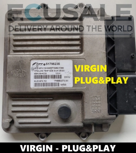 Steuergerät 51795235 MJD6F3Y2 für Lancia Ypsilon 1.3 – VIRGIN Plug   Play – keine Programmierung erforderlich
