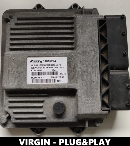51816274 MJD 6F3.M3 calculateur moteur Fiat Idea / Lancia Musa 1.3 Multijet