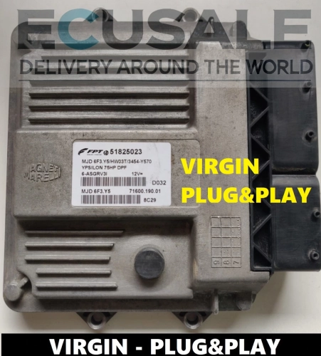 Steuergerät 51825023 MJD6F3Y5 für Lancia Ypsilon 1.3 – VIRGIN Plug and Play – keine Programmierung erforderlich