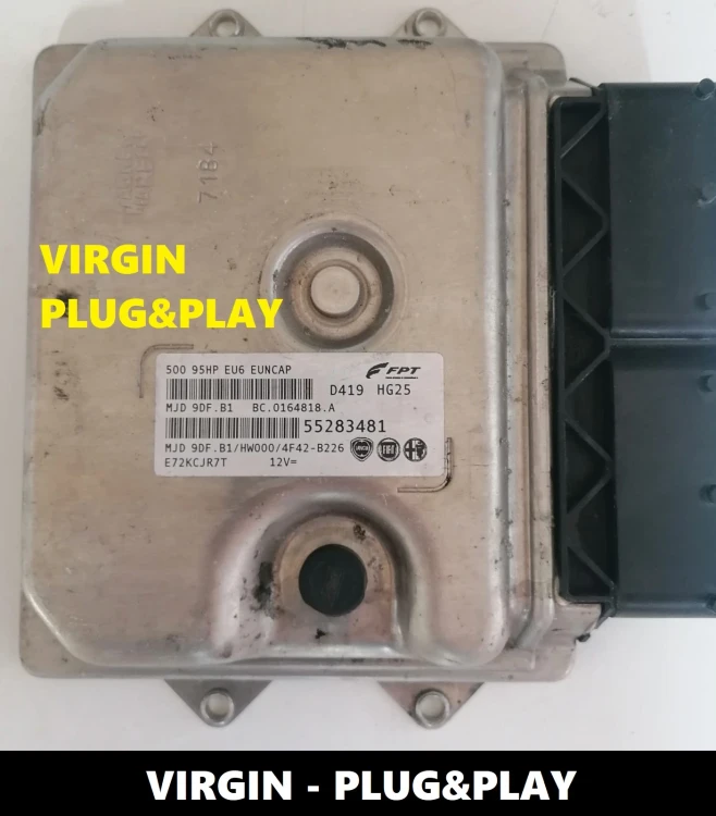 55283481 MJD 9DF.B1 centralina motore Fiat 500 1.3 Multijet – vista aggiuntiva