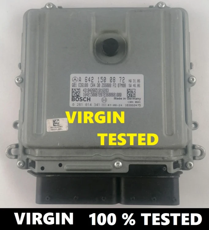 A6421500872 0281014341 centralina motore Mercedes-Benz 3.0 CDI OM642 Virgin Sprinter W906 218 / 318 / 418 / 518 CDI – vista a
