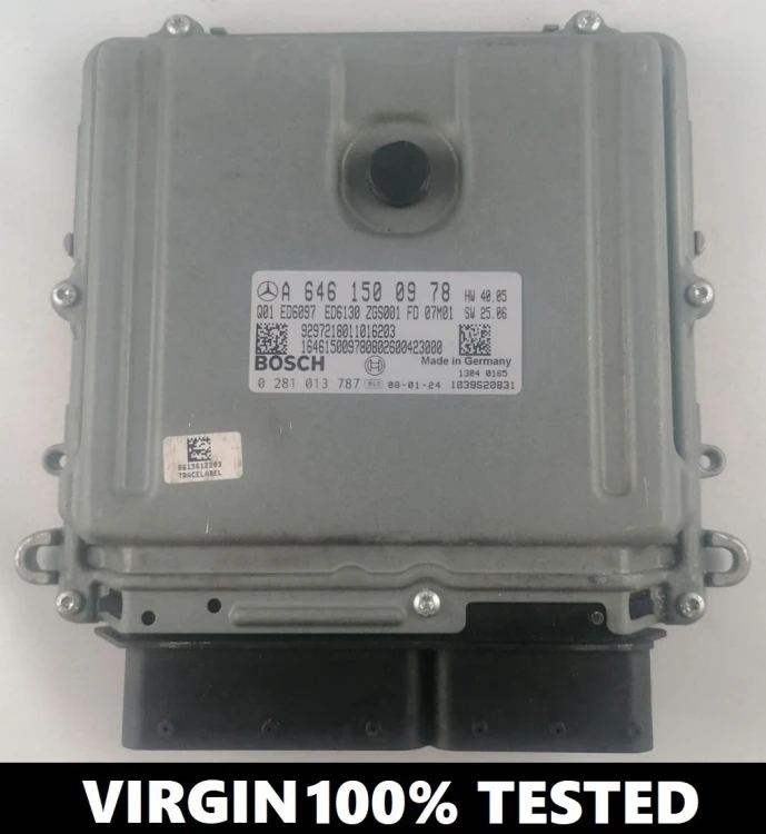 A6461500978 0281013787 centralina motore Mercedes-Benz 2.2 CDI OM646 Virgin Vito W639 115 CDI / Viano W639 2.2 CDI