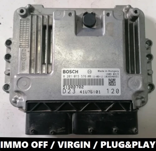 51900702 0281015576 calculateur moteur Bosch Fiat Ducato 2.3 Multijet