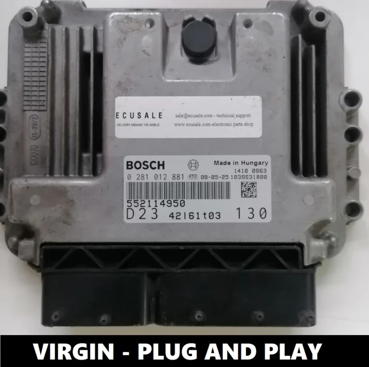 552114950 0281012881 centralina motore Bosch Fiat Ducato 2.3 Multijet