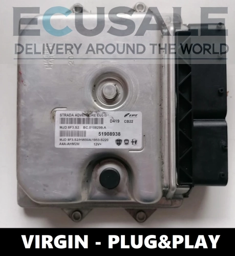 Calculateur Moteur VIRGIN Fiat Strada 1.3 51908938 MJD8F3.S2 – Plug &amp;amp; Play, EGR OFF, CHIP TUNING