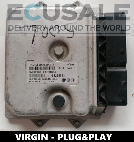 ECU 55255943 MJD8F3.X3 pour Fiat Ducato 2.3 – Calculateur Moteur VIERGE, prêt à l’installation avec tuning