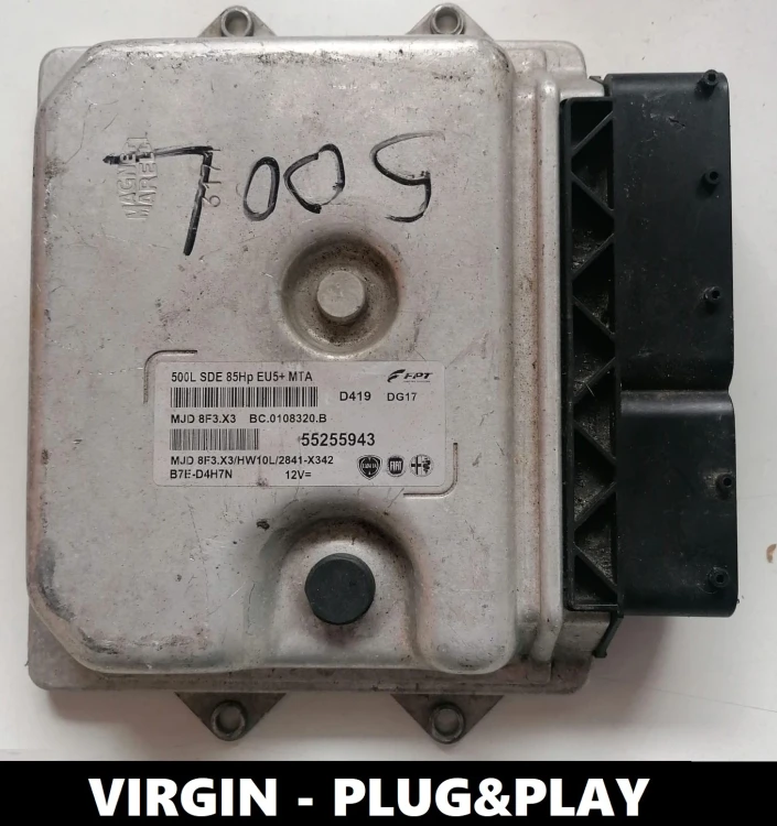 55255943 MJD 8F3.X3 centralina do motor Fiat 500 1.3 Multijet