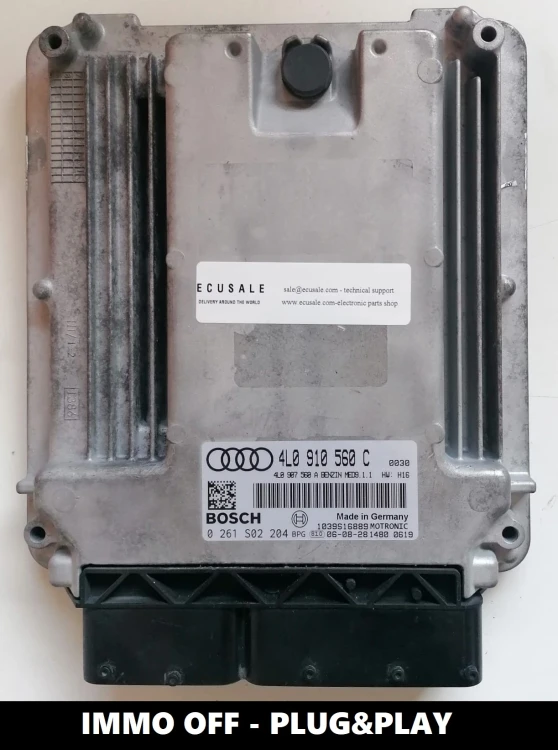 4L0910560C 0261S02204 calculateur moteur Bosch MED9.1.1 Audi Q7 4.2 V8