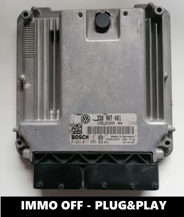 0281011959 3D0907401 sterownik silnika Bosch VW Phaeton 3.0