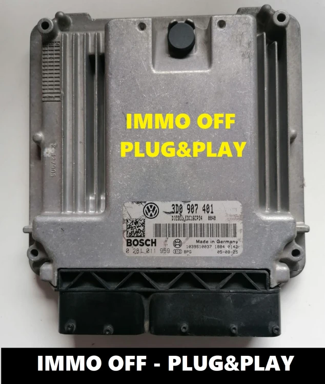 0281011959 3D0907401 calculateur moteur Bosch VW Phaeton 3.0 – vue supplémentaire