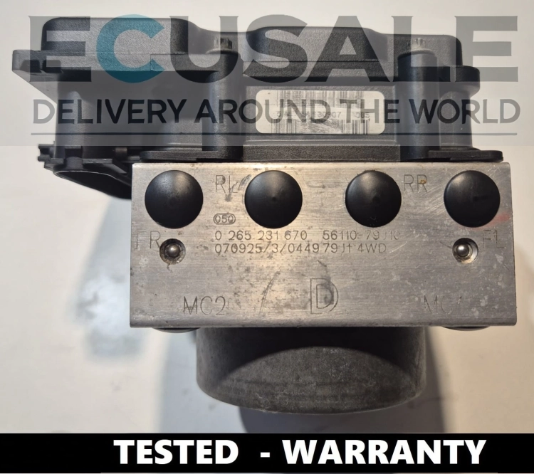 Pompe ABS complète pour Suzuki SX4 – 5611079J10 avec calculateur Bosch 0265800494, testée