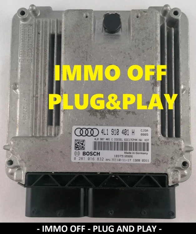 4L1910401H 0281016832 sterownik Audi Q7 3.0 TDI – IMMO OFF Plug and Play