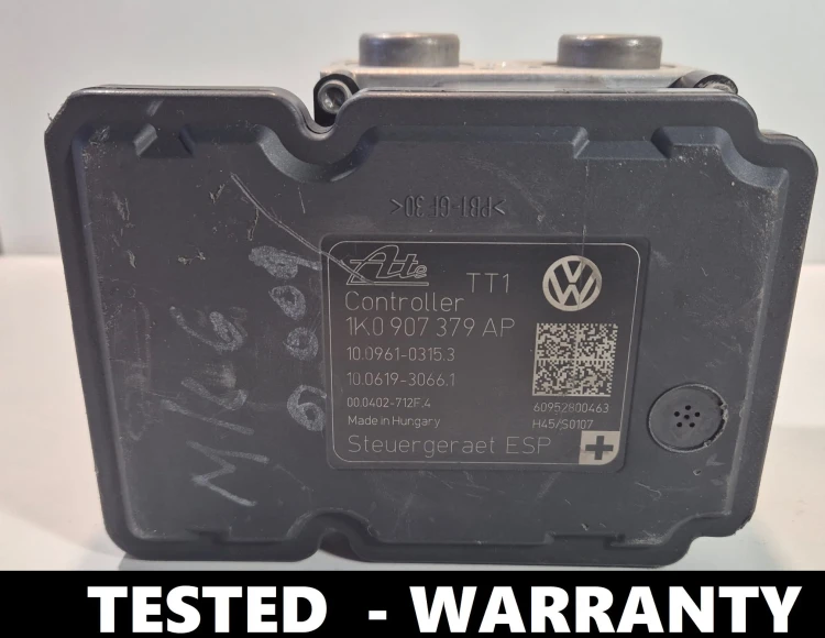 1K0614517BK 1K0907379AP ABS-Pumpe mit Steuergerät VW Audi Seat Škoda – regeneriert