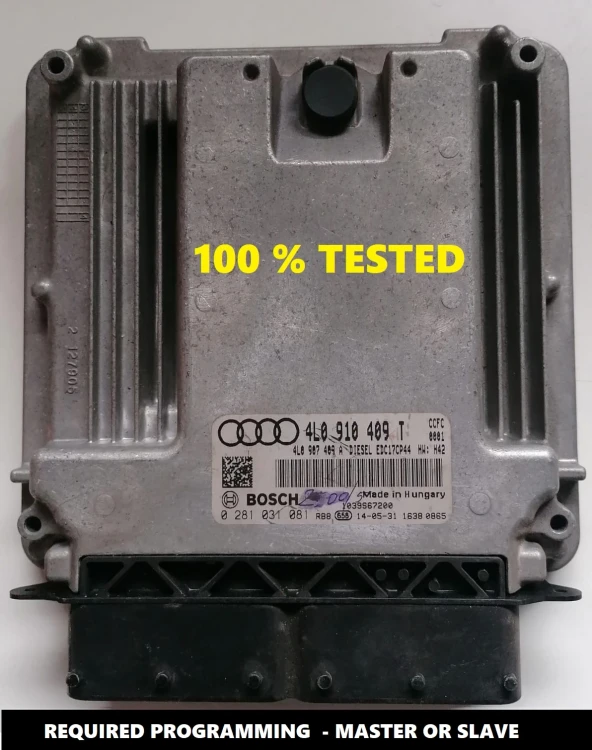 4L0910409T 0281031081 centralina master / slave Audi Q7 4.2 TDI V8